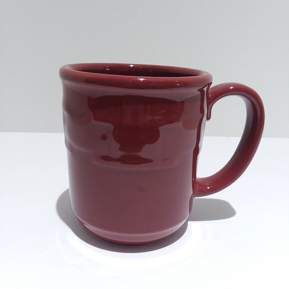 Longaberger Other - Longaberger Pottery Woven Traditions Coffee Tea Mug Paprika 4” Tall Made in USA